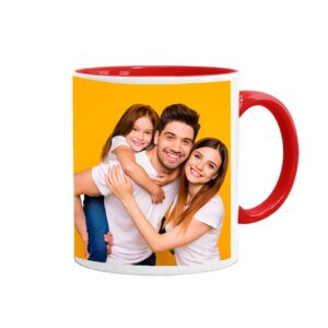 Red Inner Photo Mug – Personalized Custom Mug for Gifts & Branding