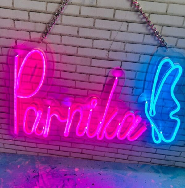 Neon Light Customized Name | Neon Lights for Wall Customised Name | Neon Light | Neon Lights for Wall | Neon Light Sign | Light for Room, Bedroom Decor | Name Sign Board #004