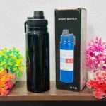 800ml Insulated Stainless Steel Bottle with Glossy Finish & Grab Handle