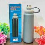 800ml Stainless Steel Vacuum Bottle – Dual Drinking Option, Matte Finish & Grab Strap
