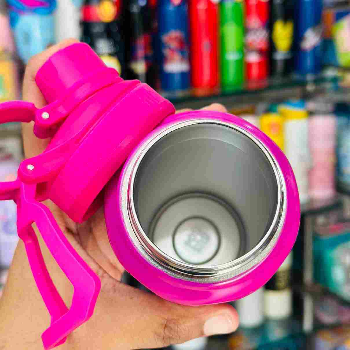 850ml Insulated Stainless Steel Bottle – Small Mouth, Grab Handle, 5 Colors, Hot & Cold Thermal Flask